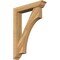 Ekena Millwork Westlake Traditional Rough Sawn Bracket w/ Offset Brace, Western Red Cedar, 6"W x 30"D x 42"H BKT0604X30X42WTL01RWR - alternate 1